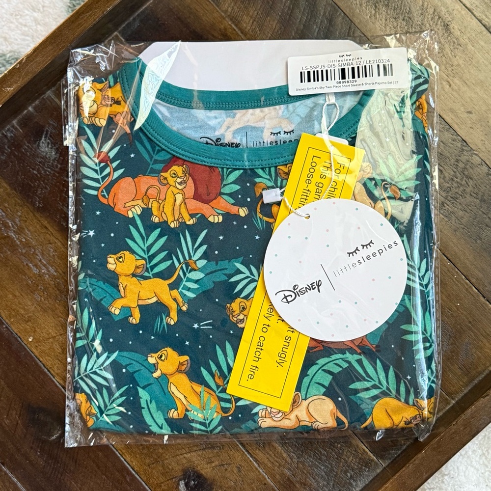 Little Sleepies Disney Lion King Pajama Set- Short Sleeve